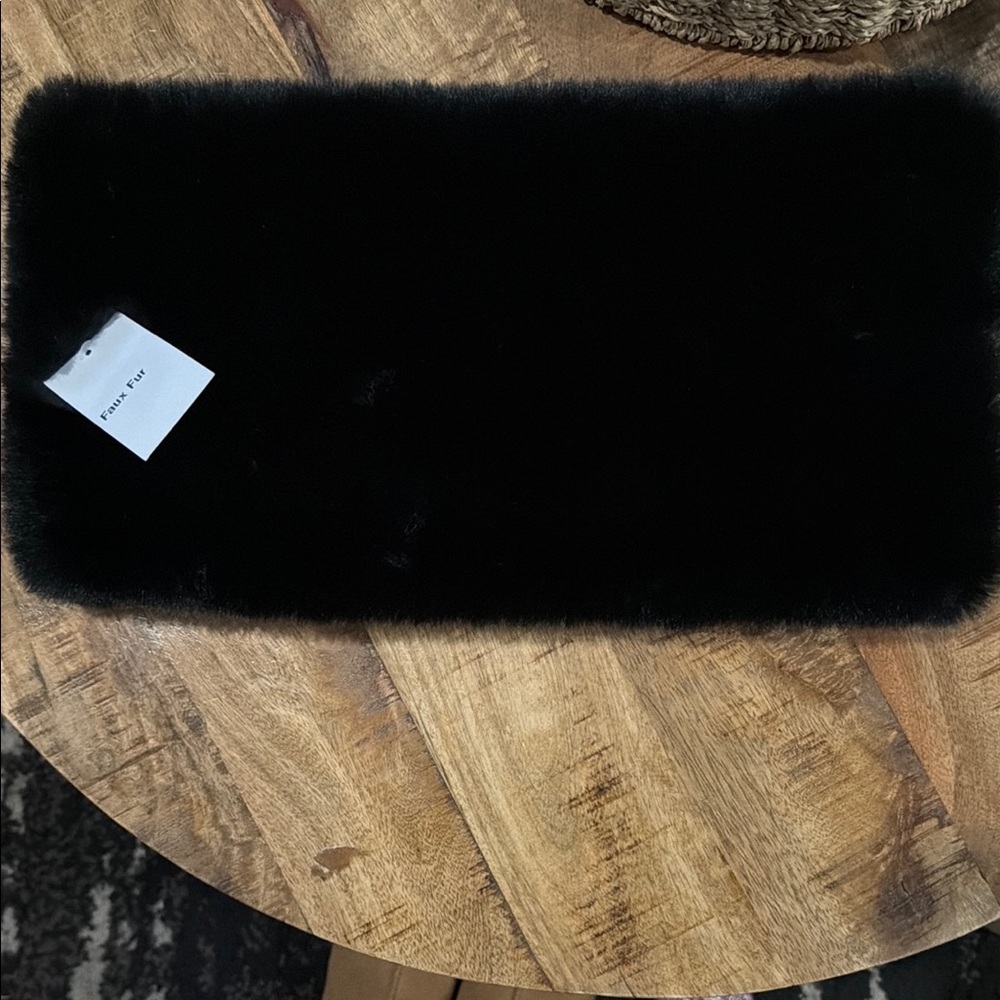 Faux fur neck scarf